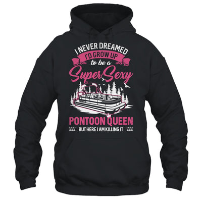 Funny Pontoon Captain Design For Women Girls Boat Captain Shirt & Tank Top | siriusteestore