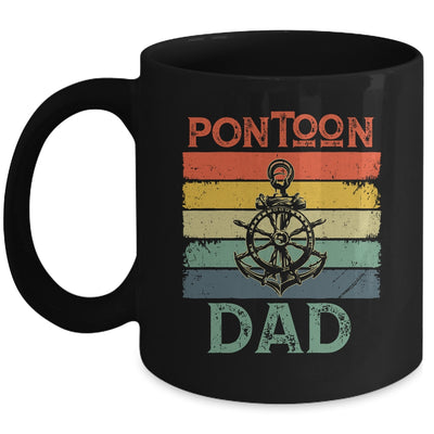 Funny Pontoon Dad Boat Owner Boating Pontoon Captain Men Mug | siriusteestore