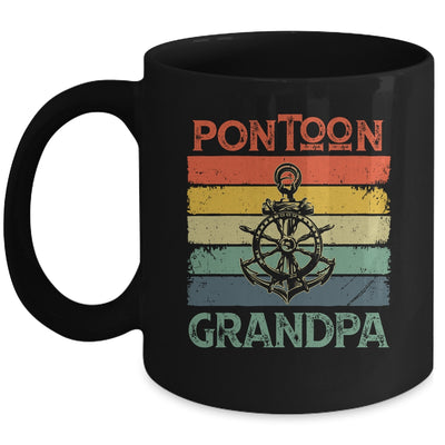 Funny Pontoon Grandpa Boat Owner Boating Pontoon Captain Mug | siriusteestore
