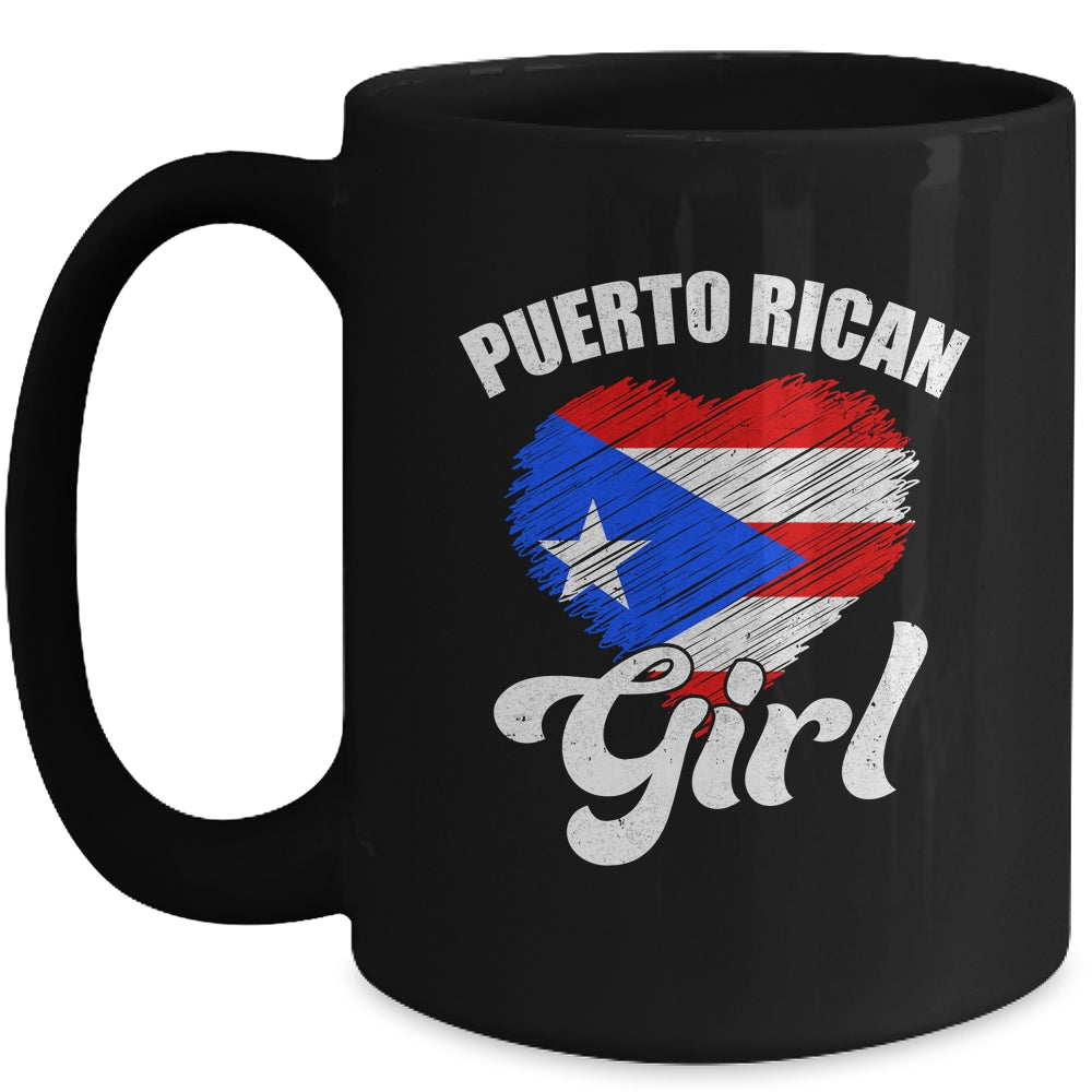 Funny Puerto Rico Fan Graphic Women Girls Kids Puerto Rican Mug | siriusteestore