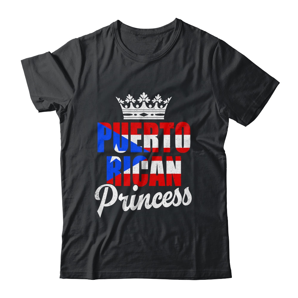 Funny Puerto Rico Graphic Women Girls Puerto Rican Princess Shirt & Tank Top | siriusteestore