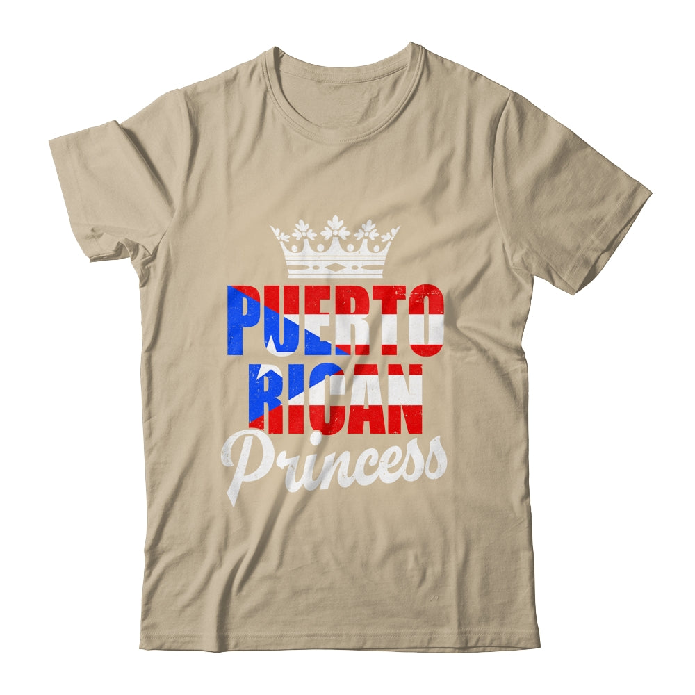 Funny Puerto Rico Graphic Women Girls Puerto Rican Princess Shirt & Tank Top | siriusteestore