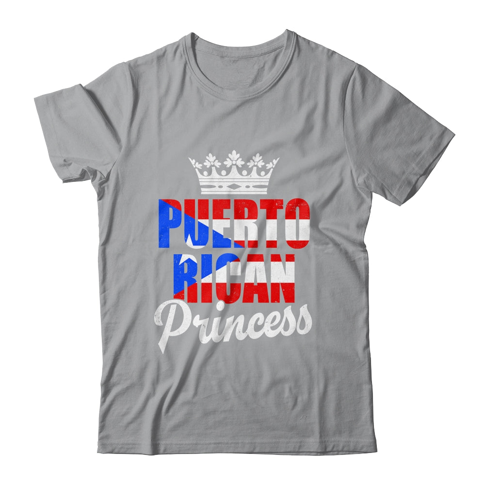 Funny Puerto Rico Graphic Women Girls Puerto Rican Princess Shirt & Tank Top | siriusteestore