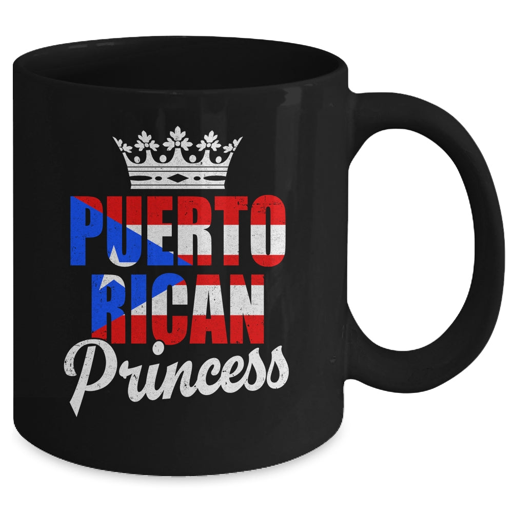 Funny Puerto Rico Graphic Women Girls Puerto Rican Princess Mug | siriusteestore