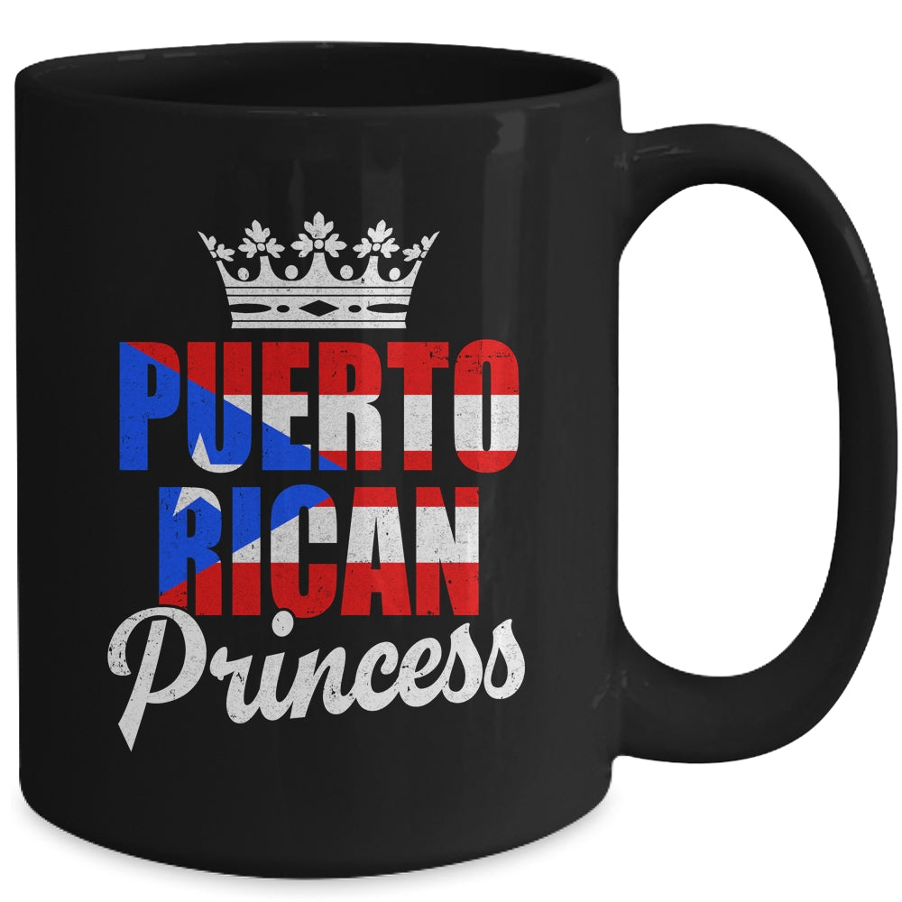 Funny Puerto Rico Graphic Women Girls Puerto Rican Princess Mug | siriusteestore