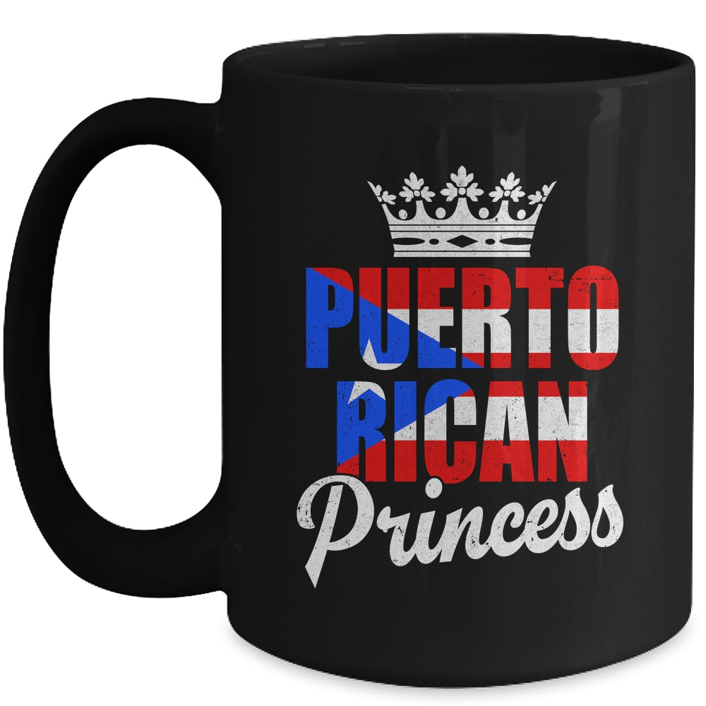 Funny Puerto Rico Graphic Women Girls Puerto Rican Princess Mug | siriusteestore