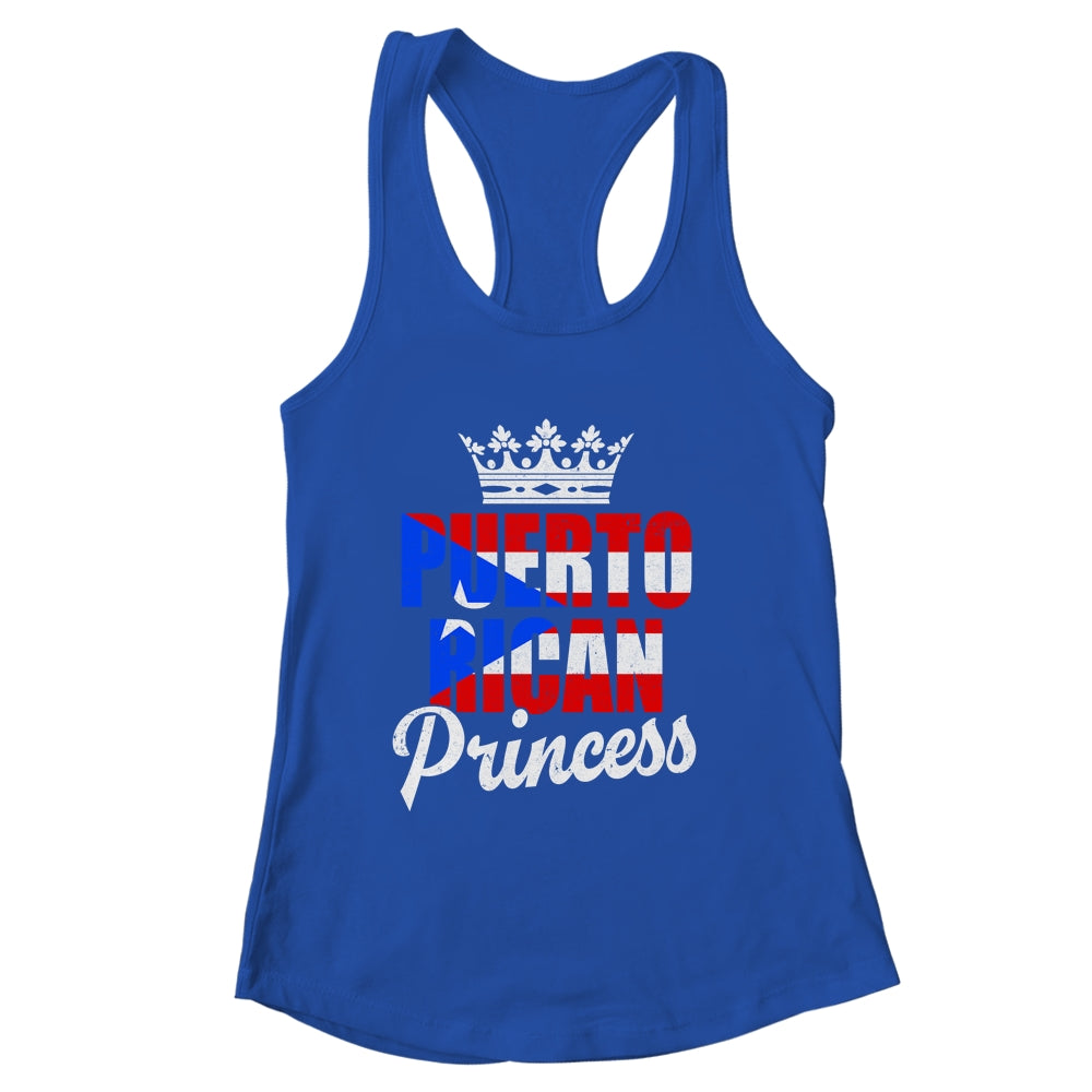 Funny Puerto Rico Graphic Women Girls Puerto Rican Princess Shirt & Tank Top | siriusteestore