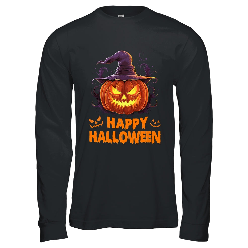 Funny Pumpkin Happy Halloween Costume Men Women Boys Girls Shirt & Hoodie | siriusteestore
