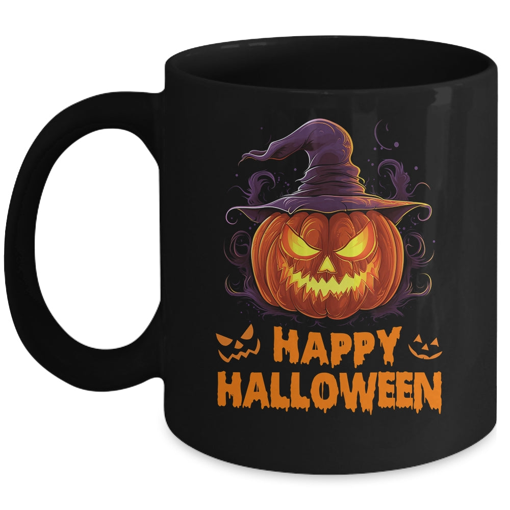 Funny Pumpkin Happy Halloween Costume Men Women Boys Girls Mug | siriusteestore