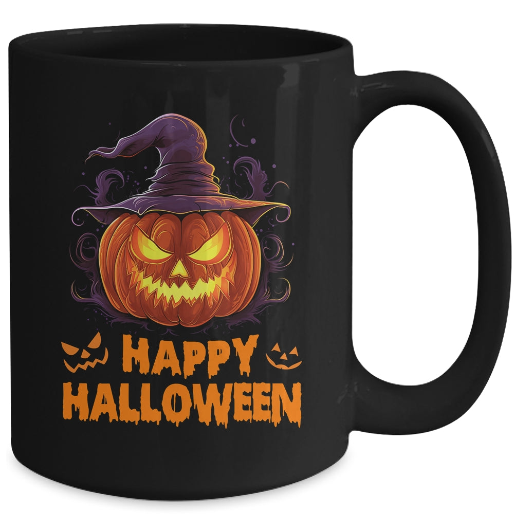 Funny Pumpkin Happy Halloween Costume Men Women Boys Girls Mug | siriusteestore
