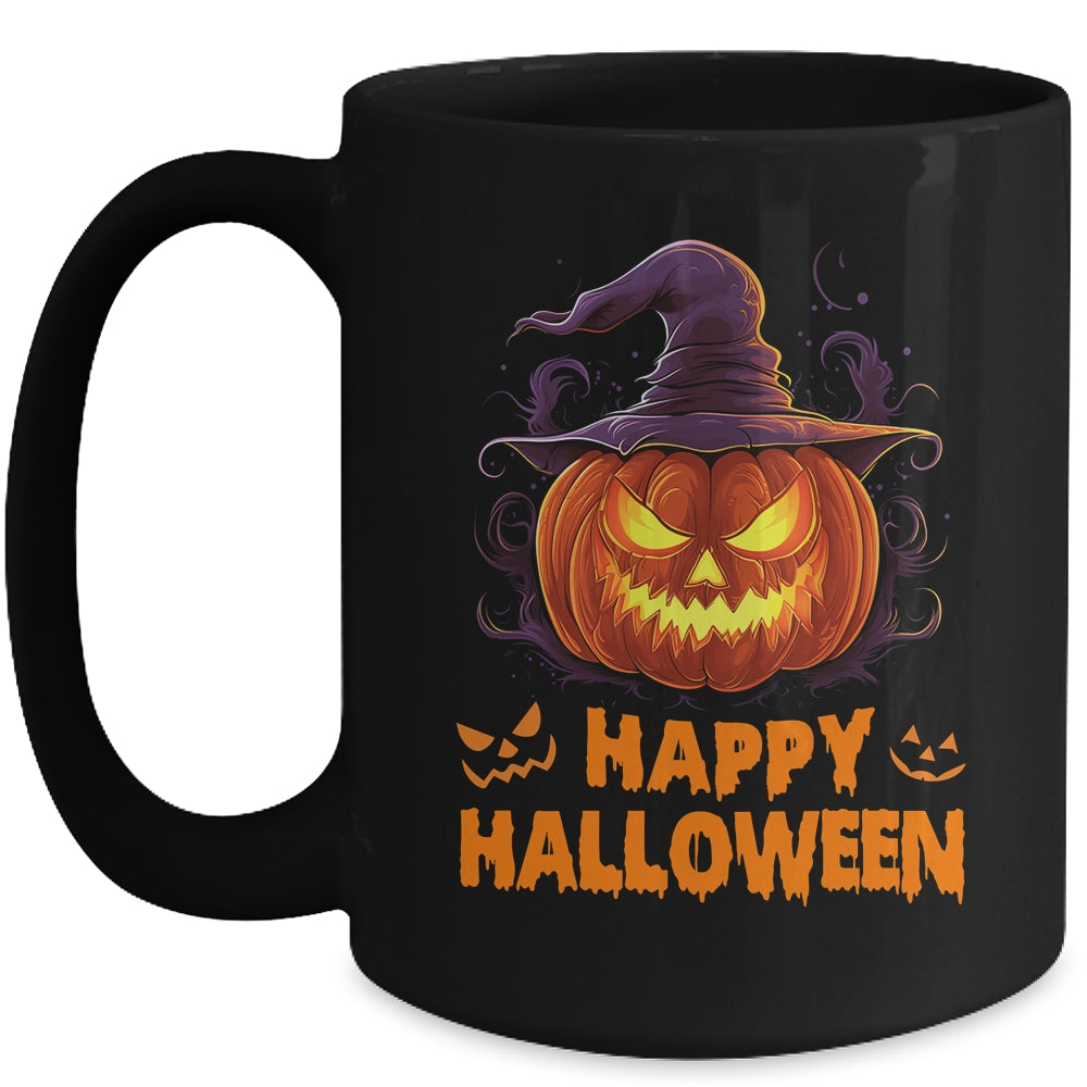 Funny Pumpkin Happy Halloween Costume Men Women Boys Girls Mug | siriusteestore