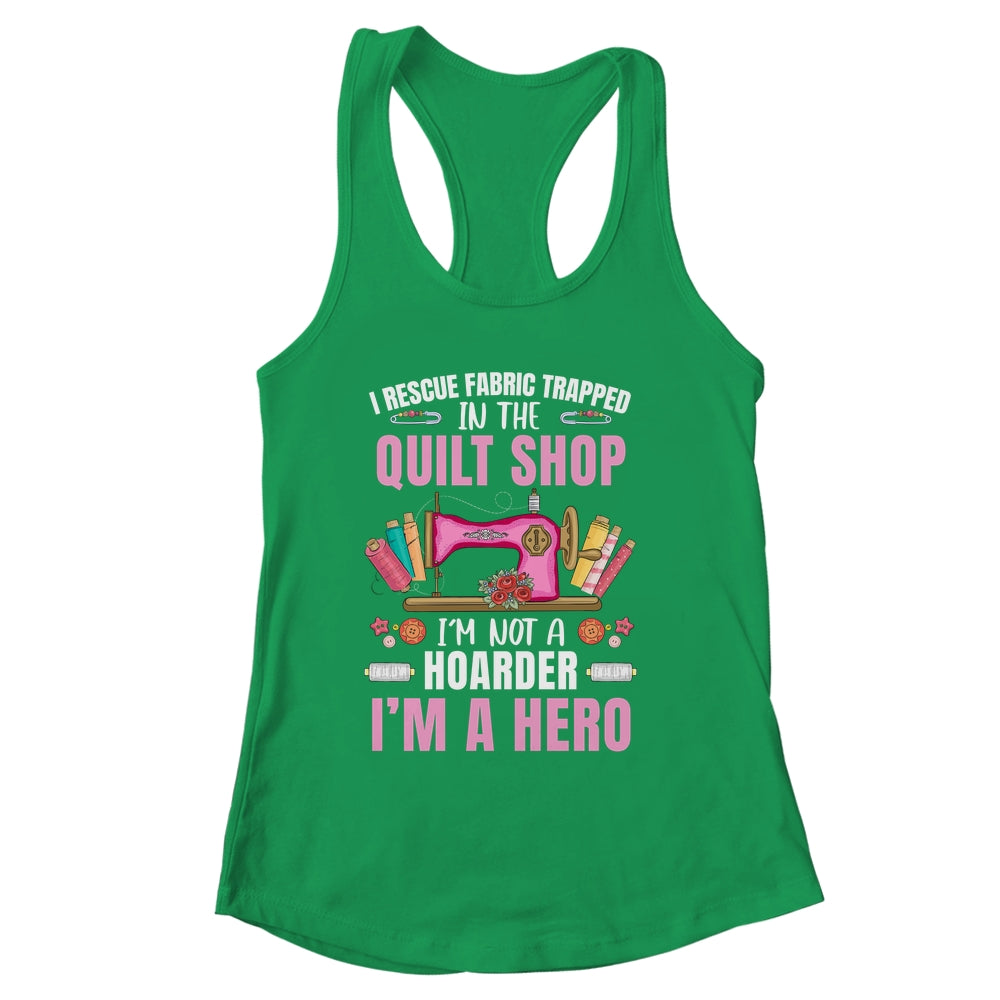 Funny Quilting Art For Women Stitch Sewer Quilt Quilter Shirt & Tank Top | siriusteestore