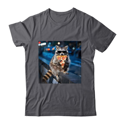 Funny Raccoon Eating Pizza Cute Animal Meme Men Women Shirt & Tank Top | siriusteestore