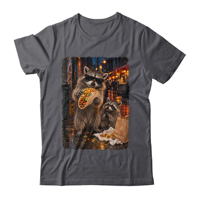 Funny Raccoons Men Women Eating Taco Meme Trash Panda Food Shirt & Tank Top | siriusteestore