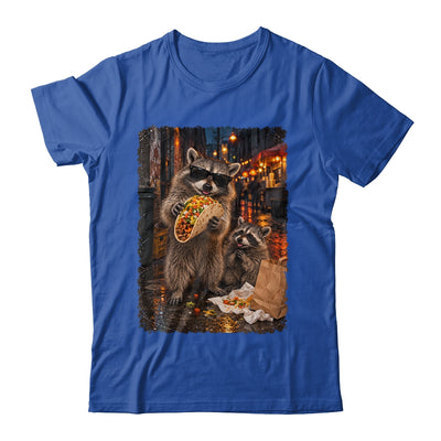 Funny Raccoons Men Women Eating Taco Meme Trash Panda Food Shirt & Tank Top | siriusteestore