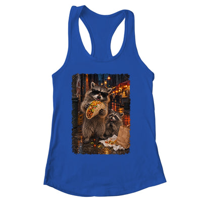 Funny Raccoons Men Women Eating Taco Meme Trash Panda Food Shirt & Tank Top | siriusteestore