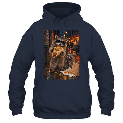 Funny Raccoons Men Women Eating Taco Meme Trash Panda Food Shirt & Tank Top | siriusteestore