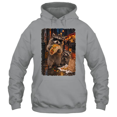 Funny Raccoons Men Women Eating Taco Meme Trash Panda Food Shirt & Tank Top | siriusteestore