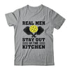 Funny Real Men Stay Out The Kitchen Pickleball Player Design Shirt & Hoodie | siriusteestore