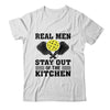 Funny Real Men Stay Out The Kitchen Pickleball Player Design Shirt & Hoodie | siriusteestore