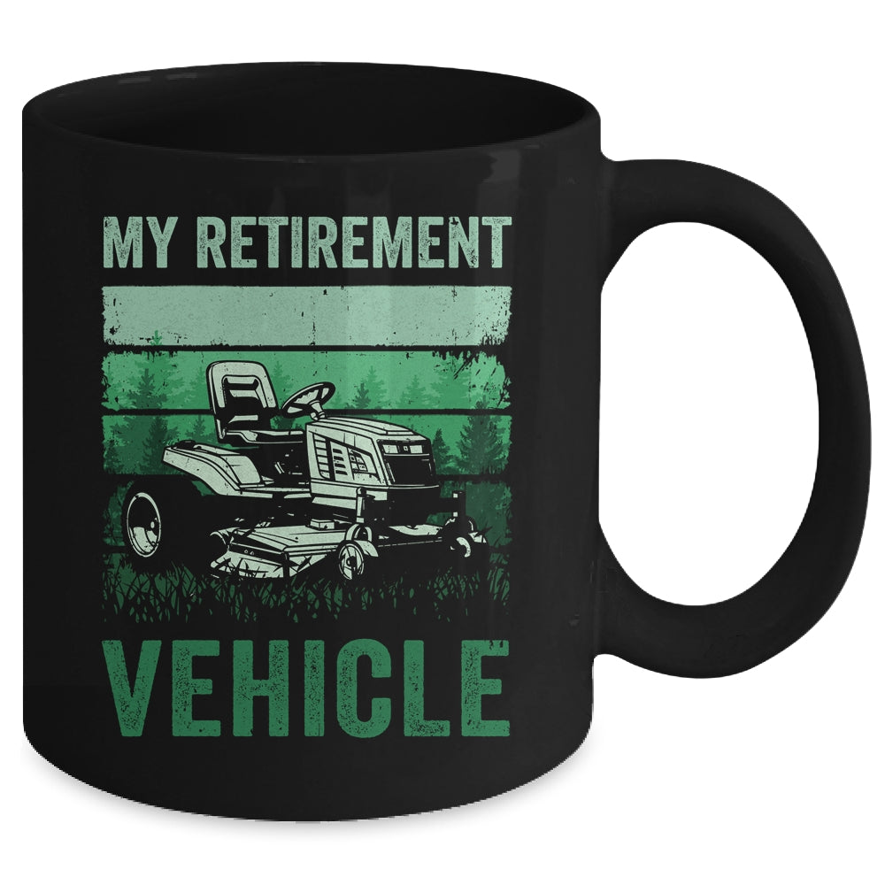 Funny Retirement Gardening For Men Women Lawn Mowing Mug | siriusteestore
