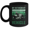 Funny Retirement Gardening For Men Women Lawn Mowing Mug | siriusteestore