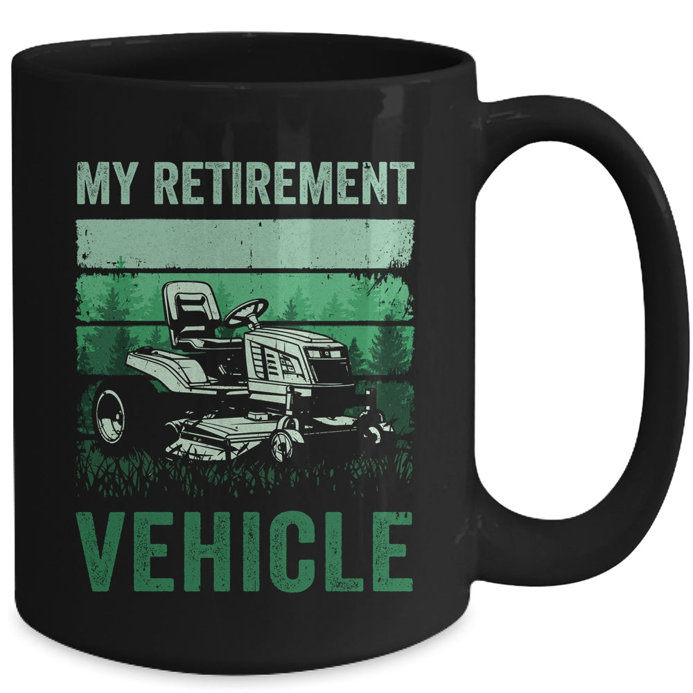 Funny Retirement Gardening For Men Women Lawn Mowing Mug | siriusteestore