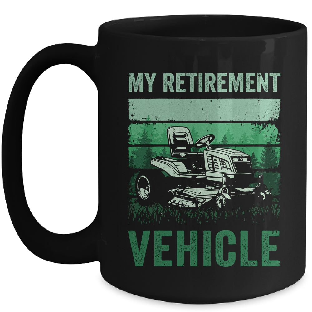 Funny Retirement Gardening For Men Women Lawn Mowing Mug | siriusteestore
