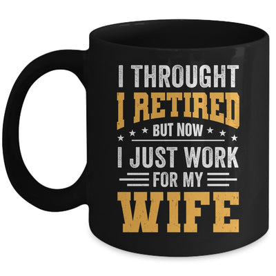 Funny Retirement Novelty Men Husband Dad Grandpa Retirement Mug | siriusteestore
