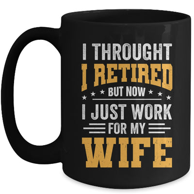 Funny Retirement Novelty Men Husband Dad Grandpa Retirement Mug | siriusteestore