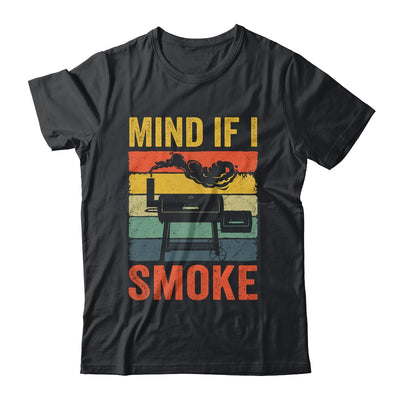 Funny Retro BBQ Party Smoker Chef Dad Mind If I Smoke Shirt & Hoodie | siriusteestore