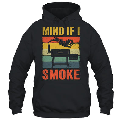 Funny Retro BBQ Party Smoker Chef Dad Mind If I Smoke Shirt & Hoodie | siriusteestore
