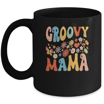 Funny Retro Groovy Birthday Family Matching Cute Groovy Mama Shirt & Tank Top | siriusteestore
