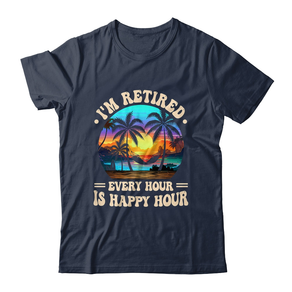 Funny Rocking The Retired Life Summer Funny Retirement Shirt & Tank Top | siriusteestore