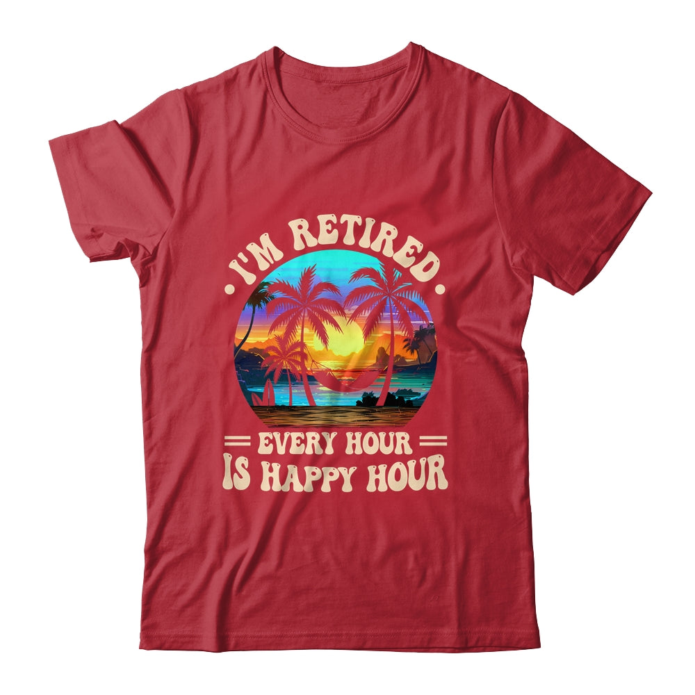 Funny Rocking The Retired Life Summer Funny Retirement Shirt & Tank Top | siriusteestore
