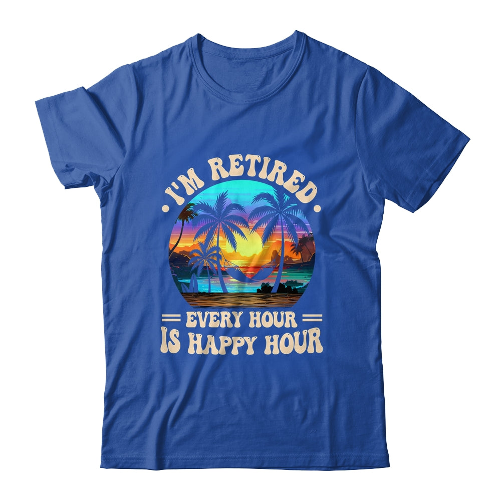 Funny Rocking The Retired Life Summer Funny Retirement Shirt & Tank Top | siriusteestore