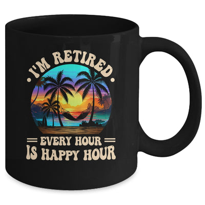 Funny Rocking The Retired Life Summer Funny Retirement Mug | siriusteestore
