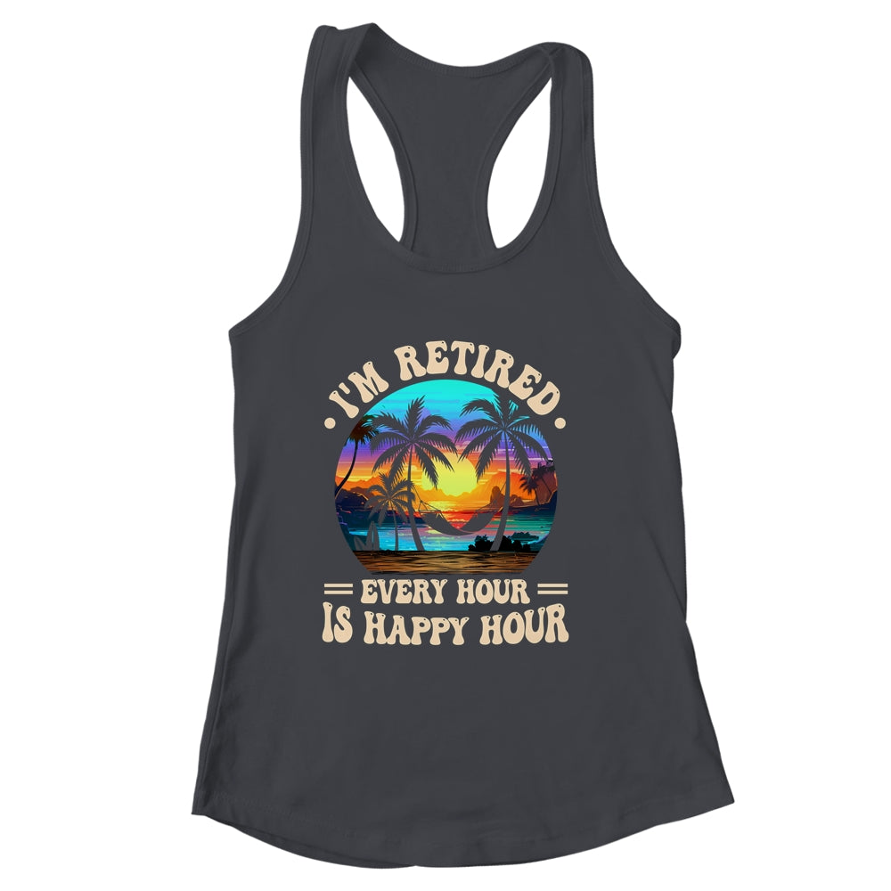 Funny Rocking The Retired Life Summer Funny Retirement Shirt & Tank Top | siriusteestore