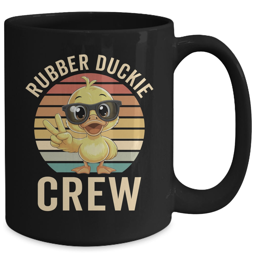 Funny Rubber Duck Rubber Duckie Crew Cruise Duck Boys Girls Mug | siriusteestore