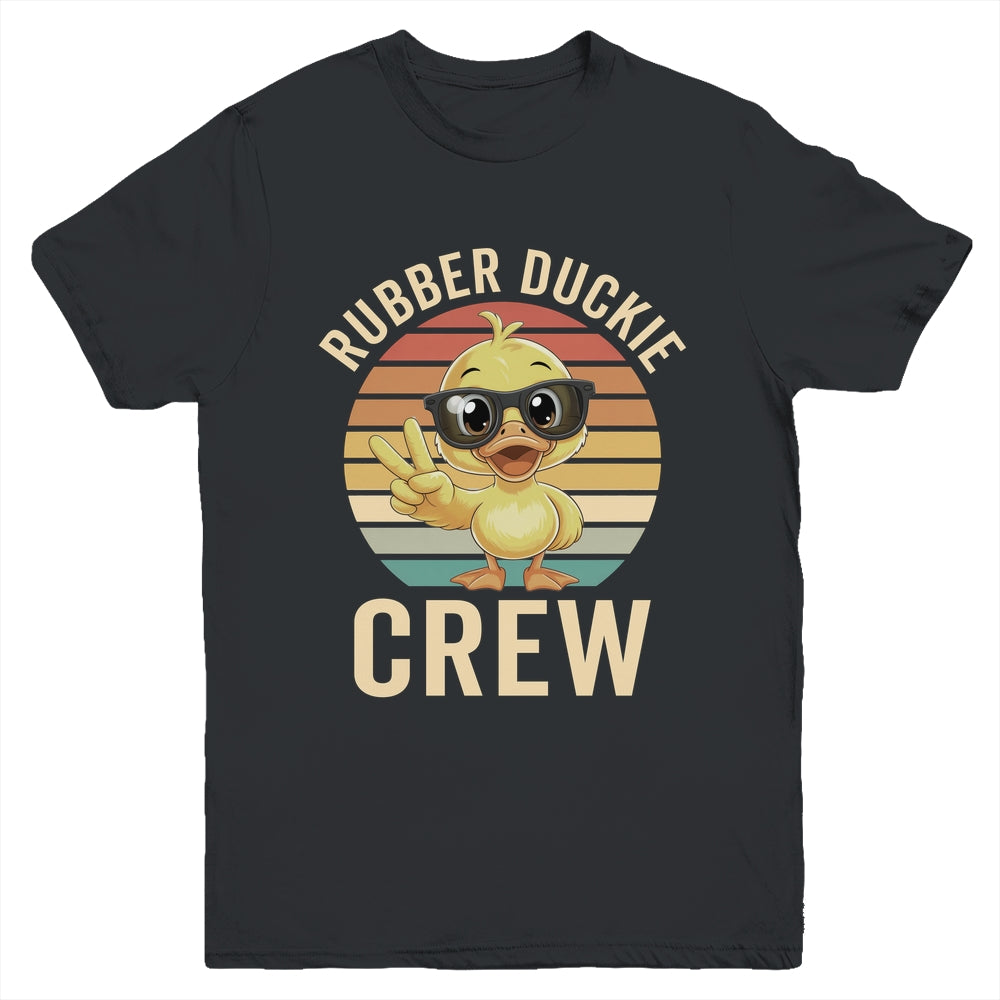 Funny Rubber Duck Rubber Duckie Crew Cruise Duck Boys Girls Youth Shirt | siriusteestore