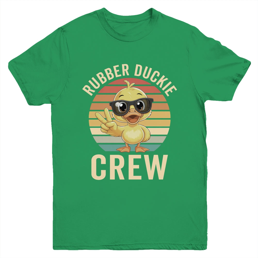 Funny Rubber Duck Rubber Duckie Crew Cruise Duck Boys Girls Youth Shirt | siriusteestore