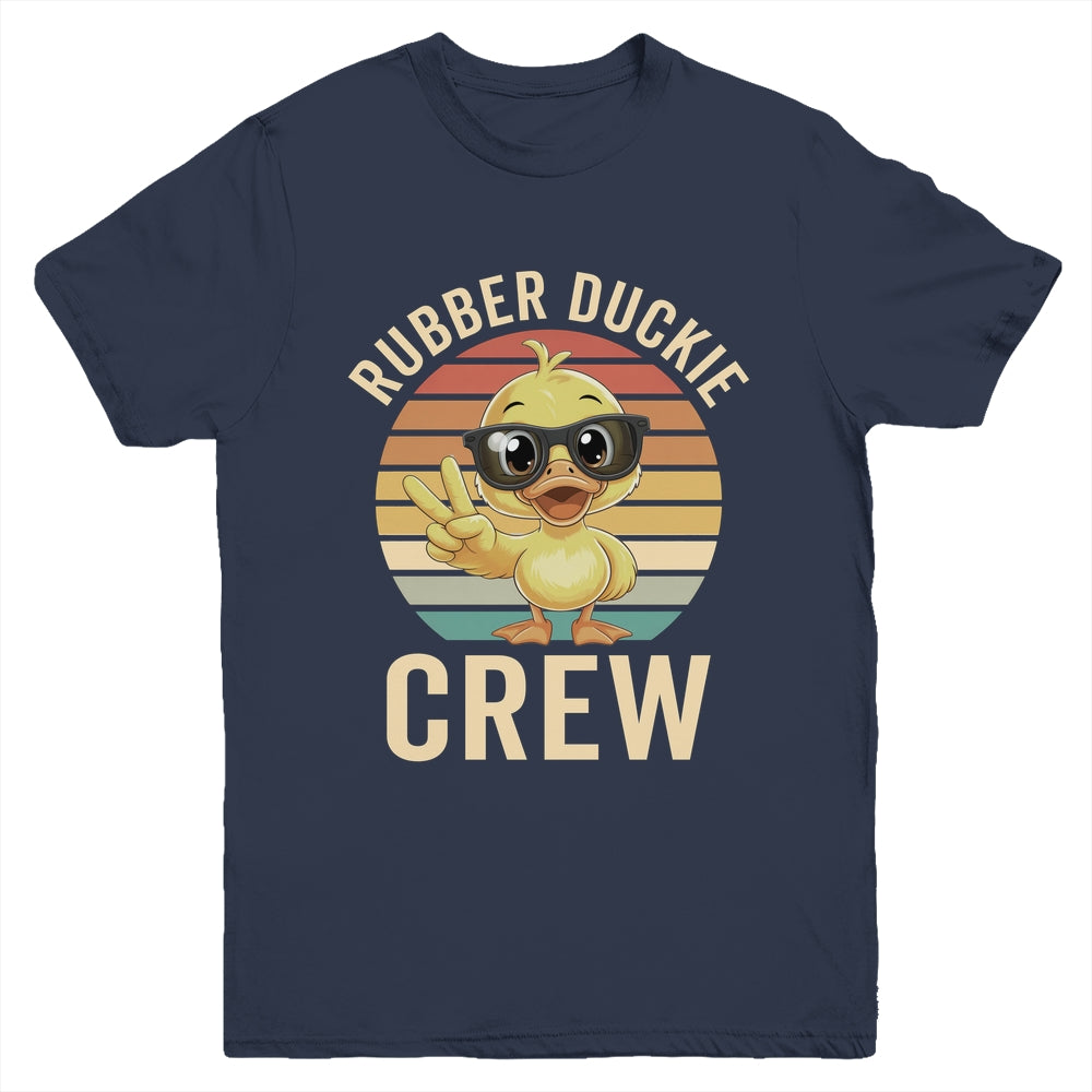 Funny Rubber Duck Rubber Duckie Crew Cruise Duck Boys Girls Youth Shirt | siriusteestore