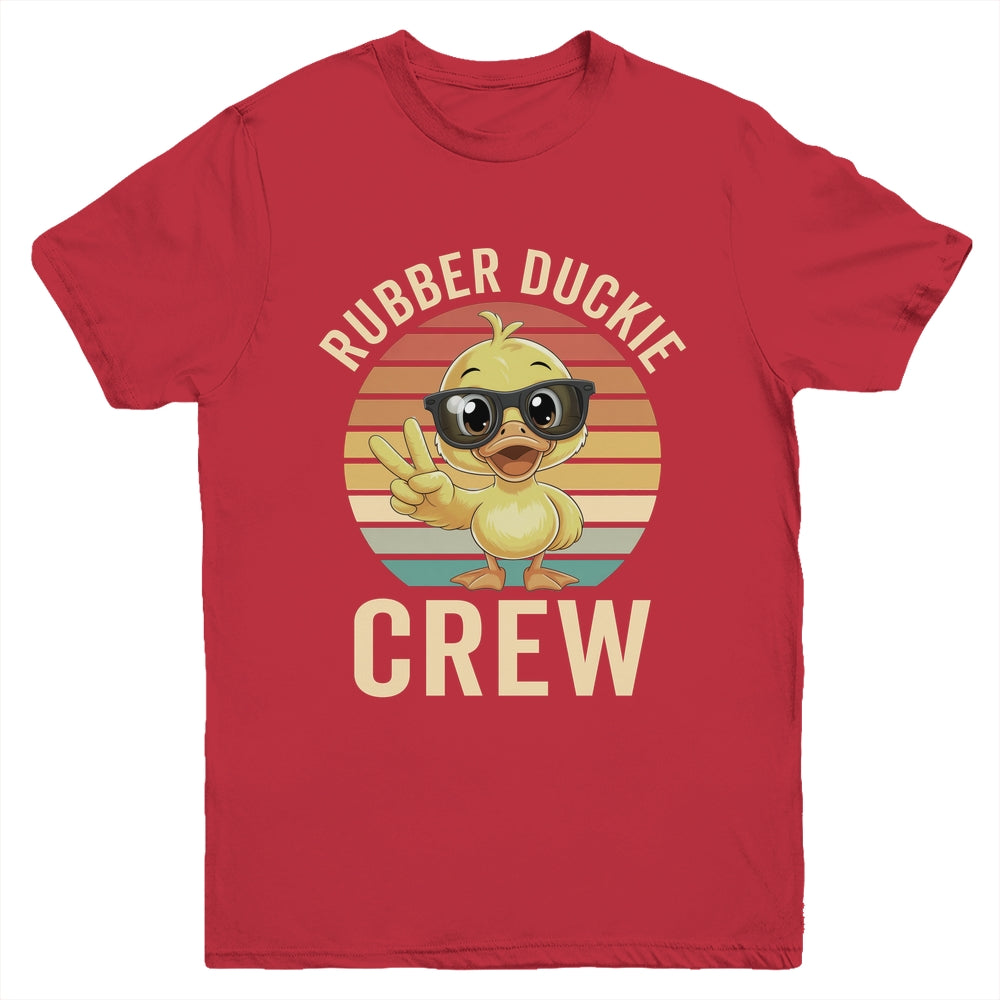 Funny Rubber Duck Rubber Duckie Crew Cruise Duck Boys Girls Youth Shirt | siriusteestore