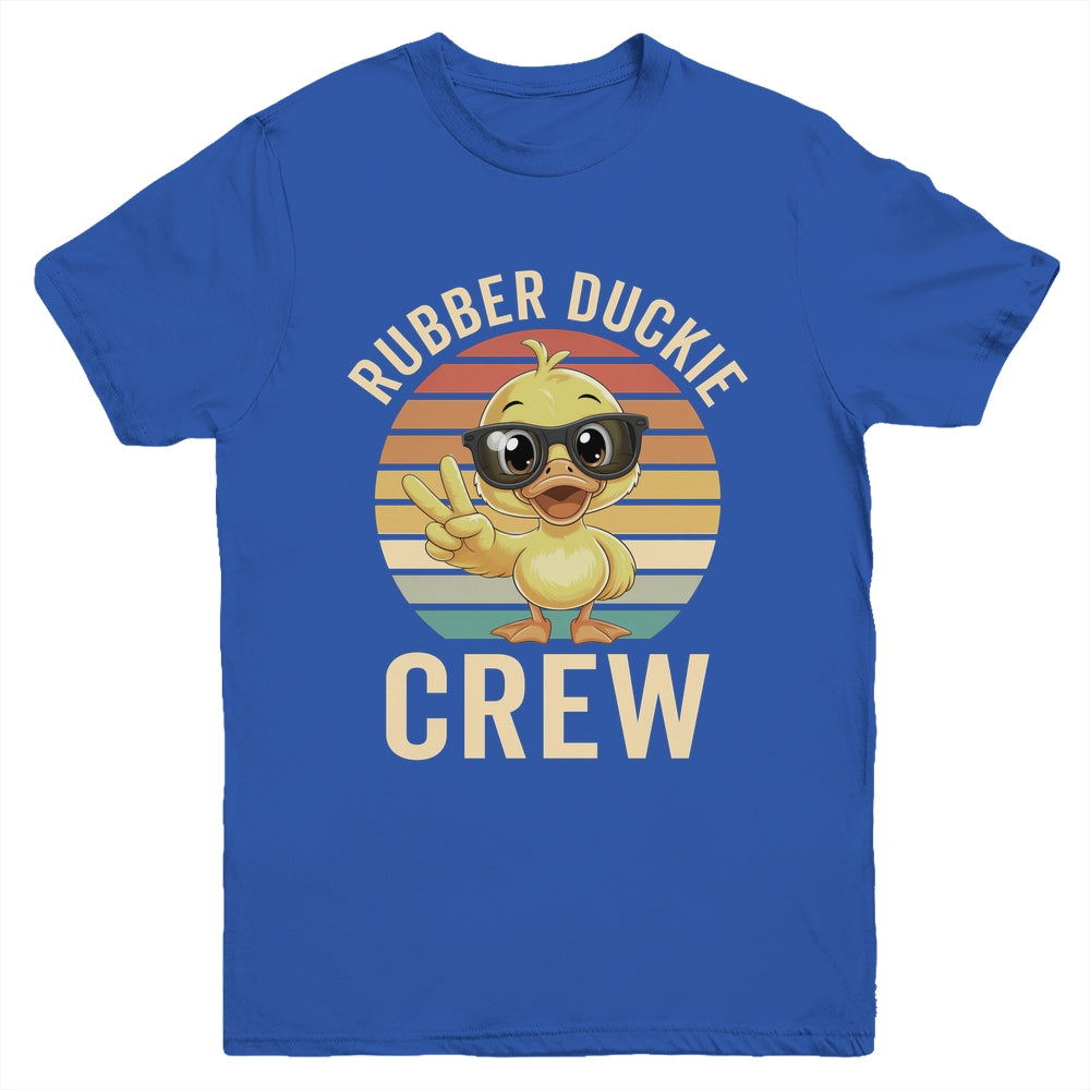 Funny Rubber Duck Rubber Duckie Crew Cruise Duck Boys Girls Youth Shirt | siriusteestore