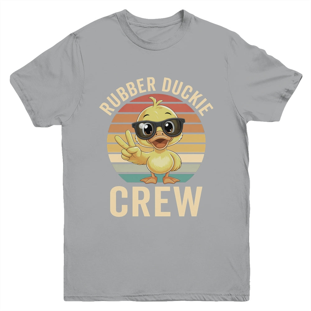 Funny Rubber Duck Rubber Duckie Crew Cruise Duck Boys Girls Youth Shirt | siriusteestore