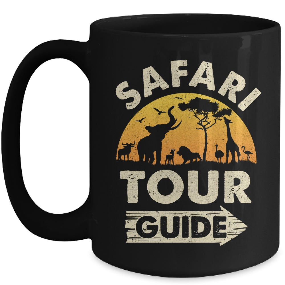 Funny Safari Guide Art For Men Women Kids Zoo Safari Costume Mug | siriusteestore