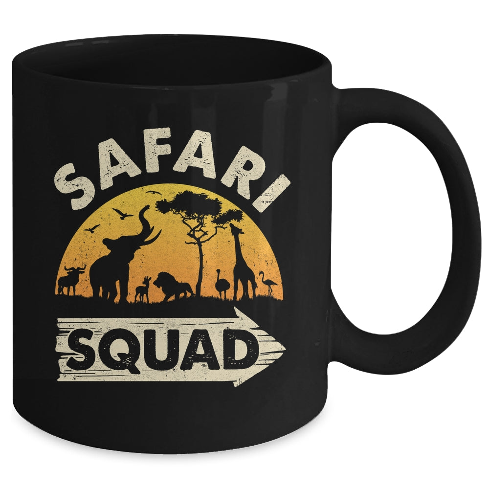 Funny Safari Tour Guide For Men Women Kids Zoo Safari Retro Mug | siriusteestore