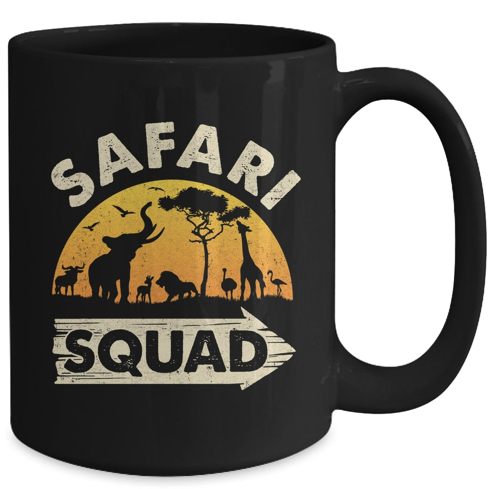 Funny Safari Tour Guide For Men Women Kids Zoo Safari Retro Mug | siriusteestore