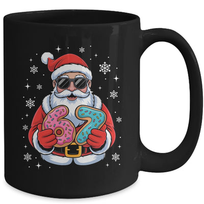 Funny Santa 67 Ice Cream Drip Christmas Xmas Teens Boys Kids Mug | siriusteestore