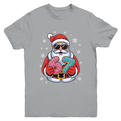 Funny Santa 67 Ice Cream Drip Christmas Xmas Teens Boys Kids Youth Shirt | siriusteestore